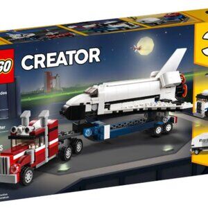 Lego Creator Shuttle Transporter 3-in-1 31091 Partial Set Space Helicopter
